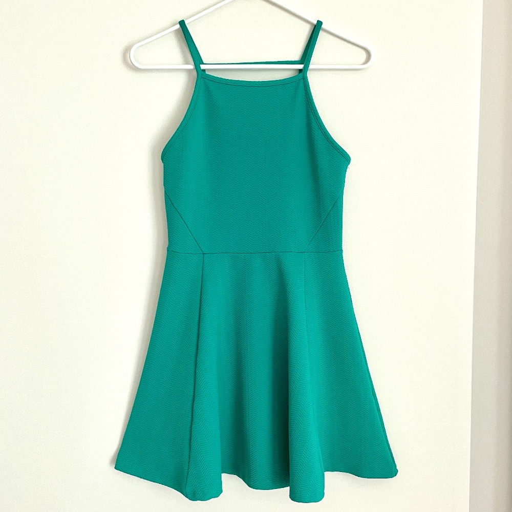 Women's Forever 21 Seafoam Green Flirty A-line Summer Dress Size Small